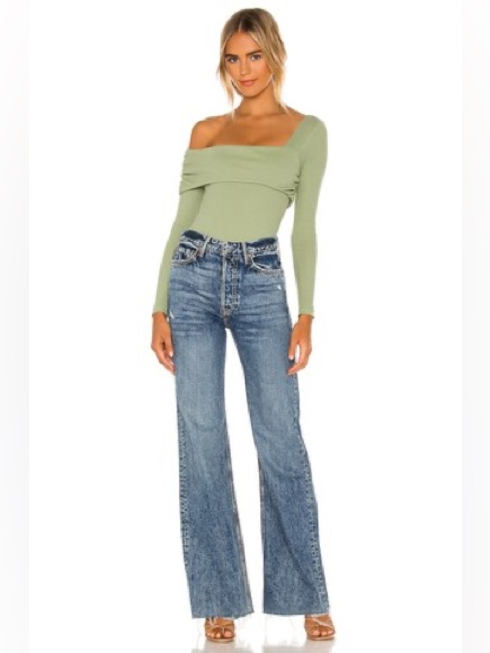 Lovers and Friends Florence Bodysuit 
in Dark Green S NWOT